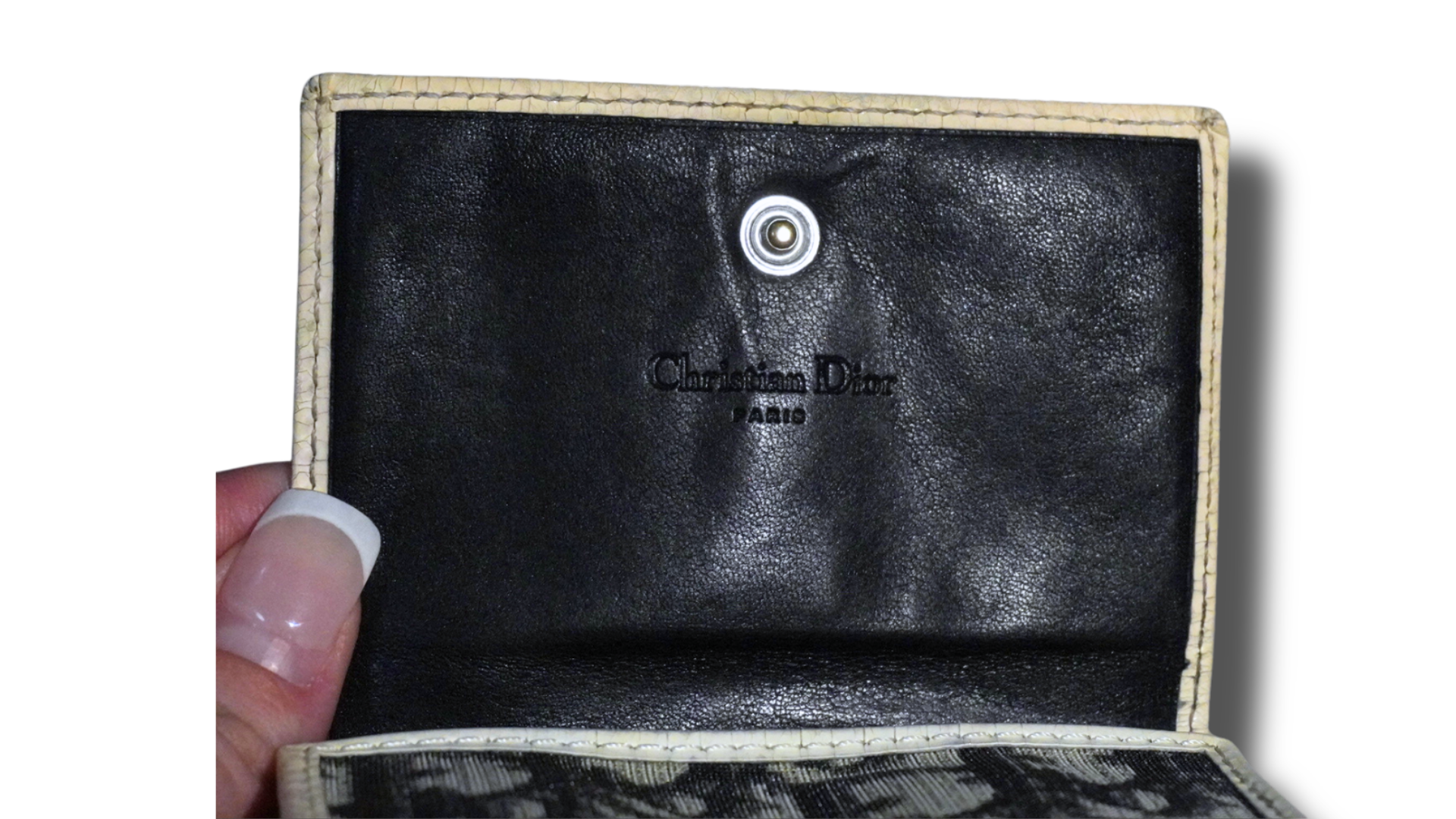 CHRISTIAN DIOR | Trotter Monogram Compact Wallet