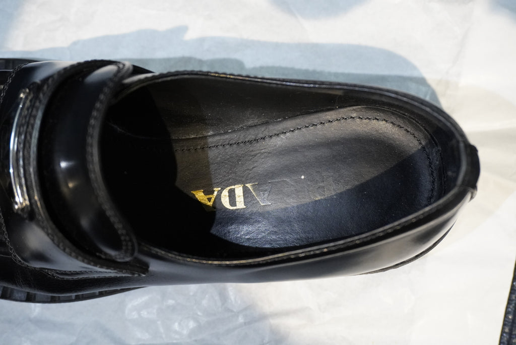 PRADA | Black Leather Loafers