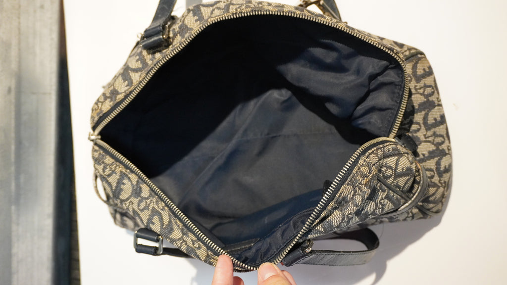 CHRISTIAN DIOR | Diorissimo Logo Charm Boston Bag
