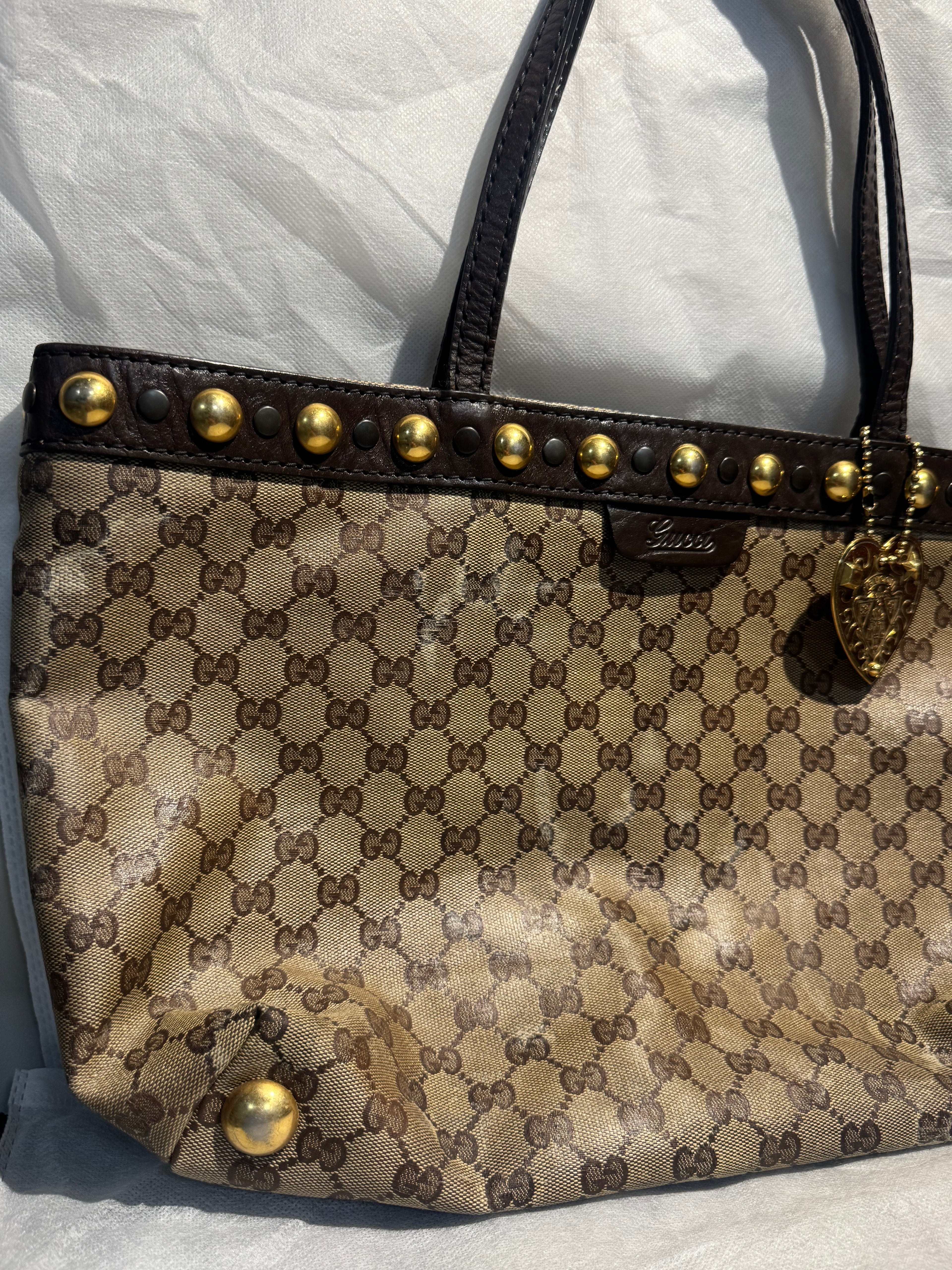 GUCCI |  Medium GG Crystal Babouska Tote