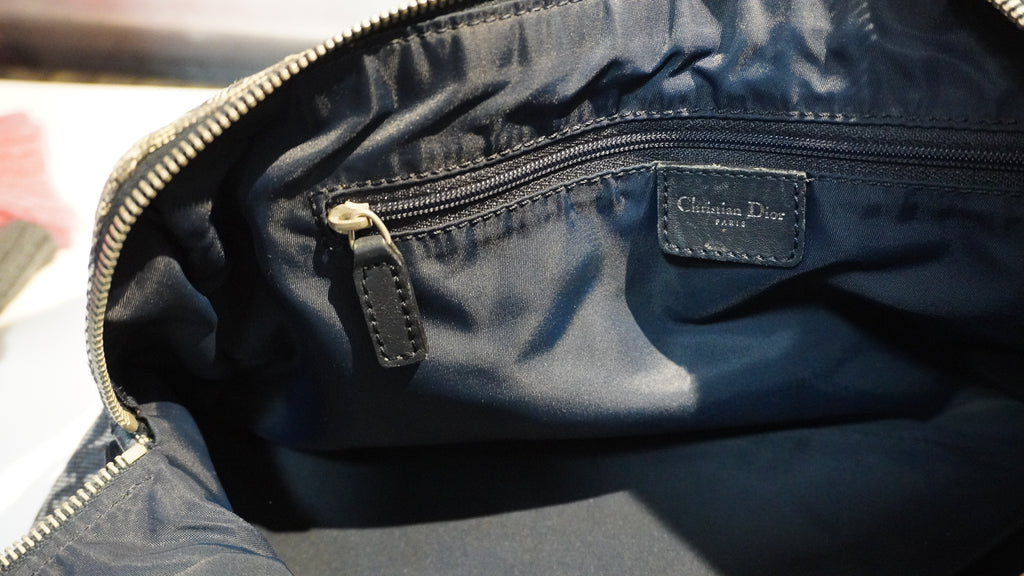 CHRISTIAN DIOR | Diorissimo Logo Charm Boston Bag