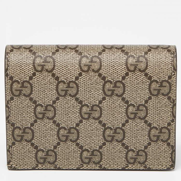 GUCCI | Rainbow and Stars Bananya GG Supreme Compact Wallet