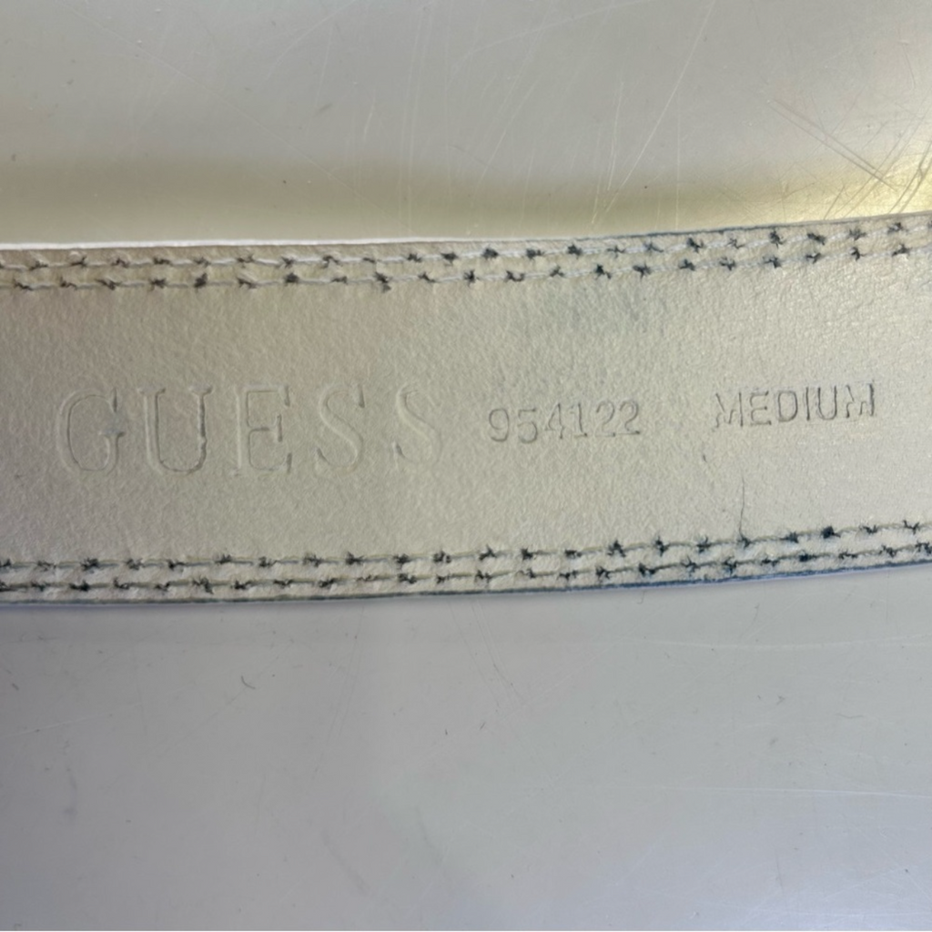 GUESS | Leather Rhinestone Belt