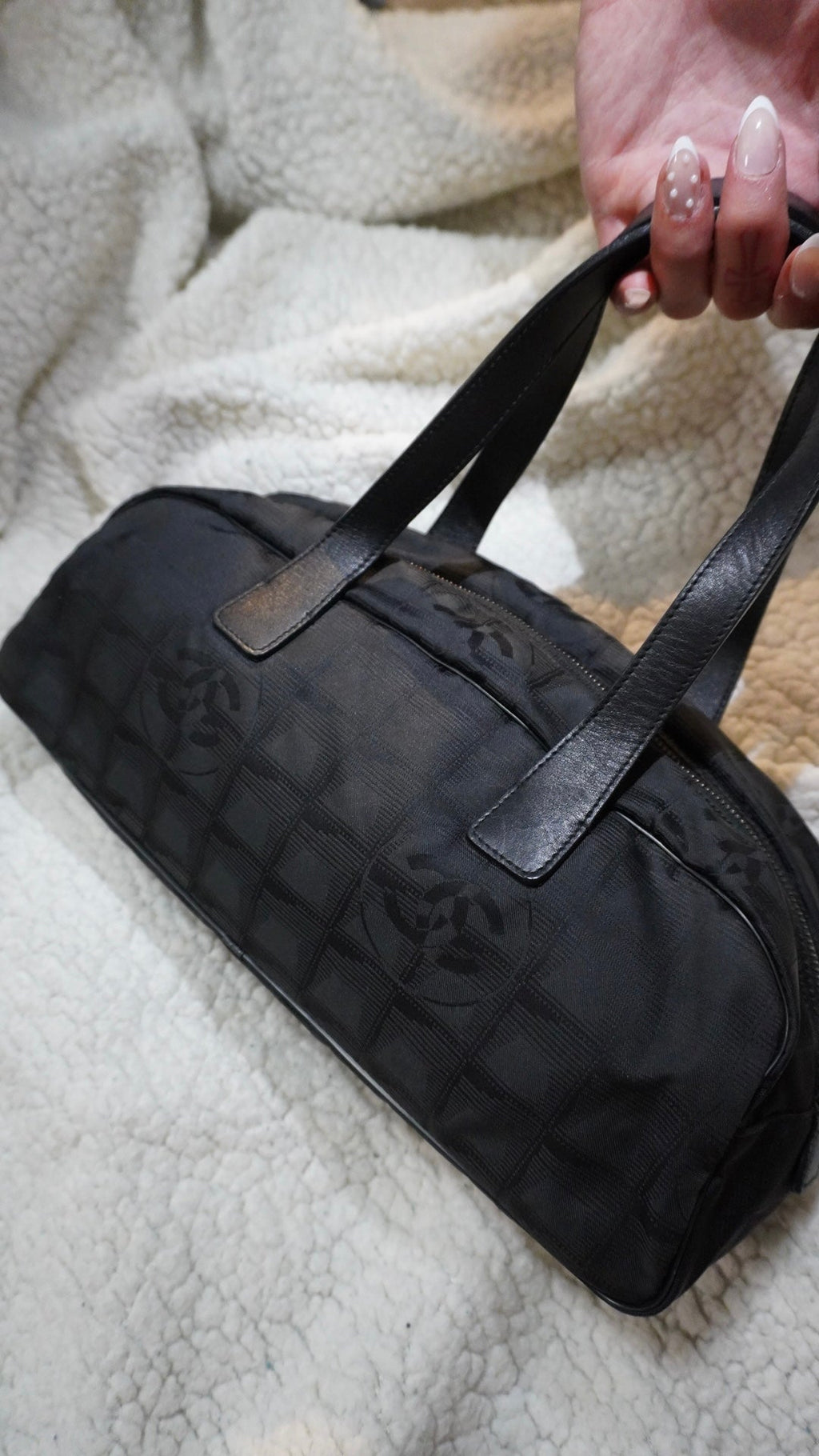 CHANEL | 2000s New Travel Line Nylon Handbag