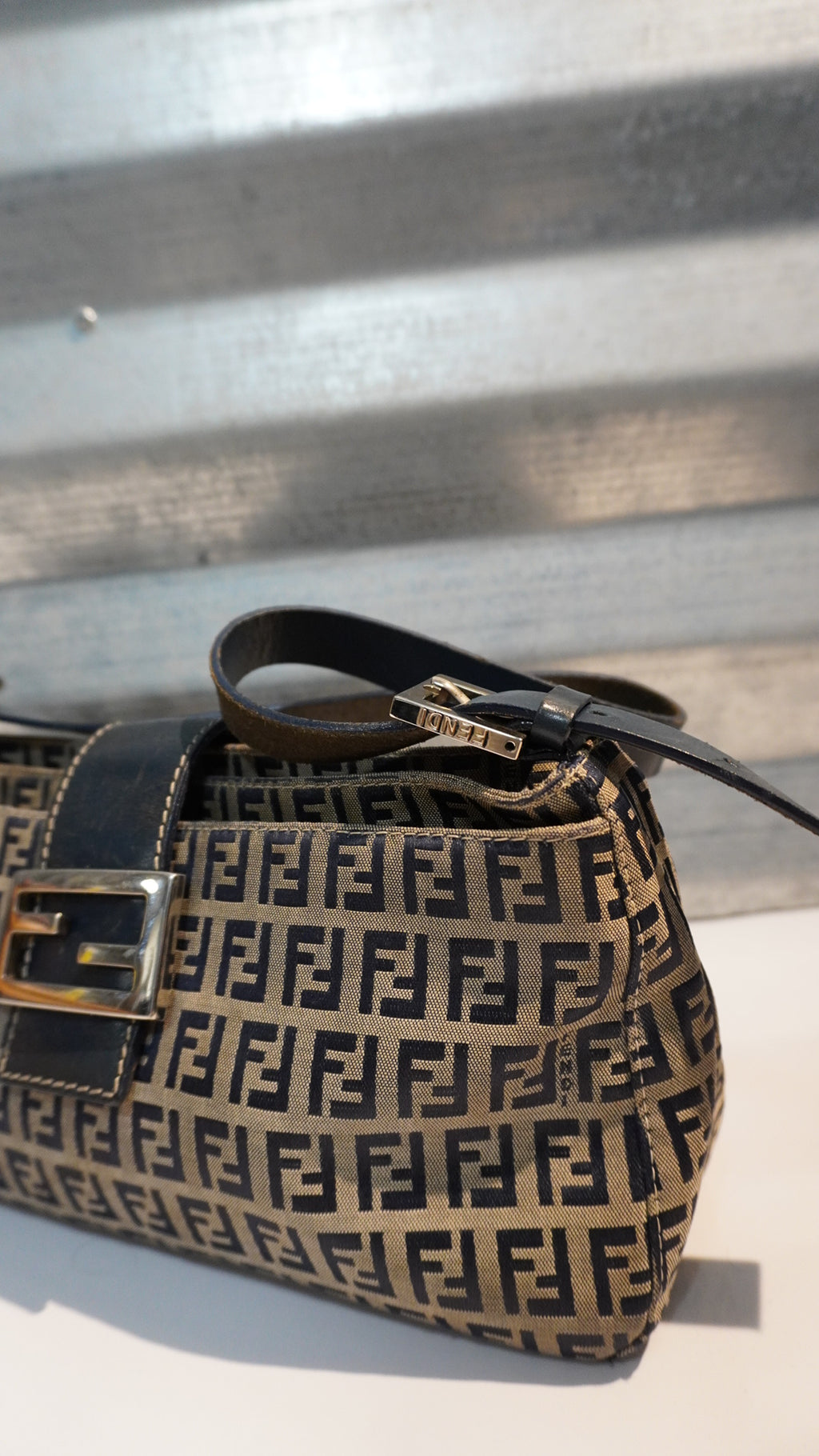 FENDI | Vintage Zucchino Shoulder Bag
