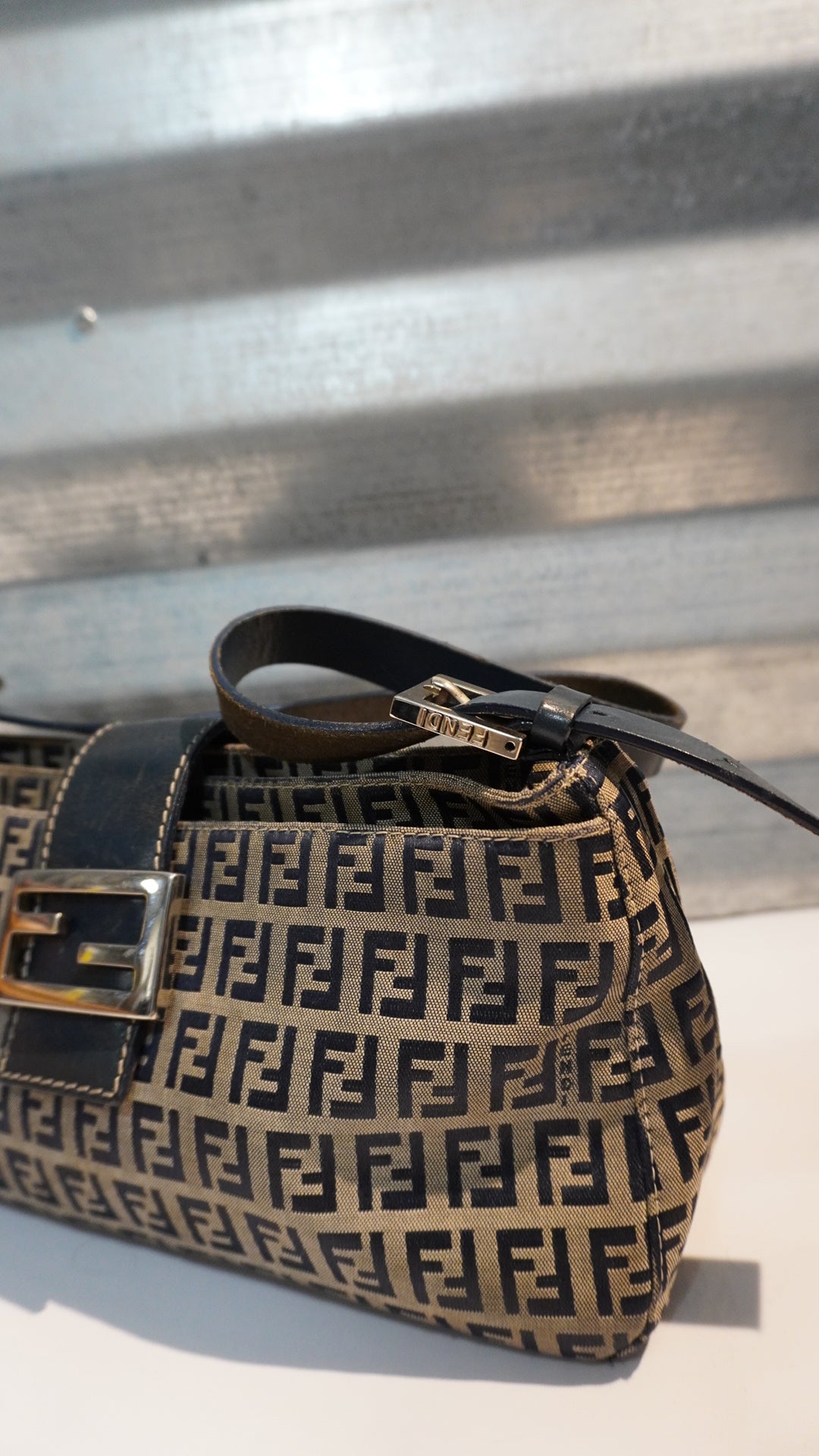 FENDI | Vintage Zucchino Shoulder Bag
