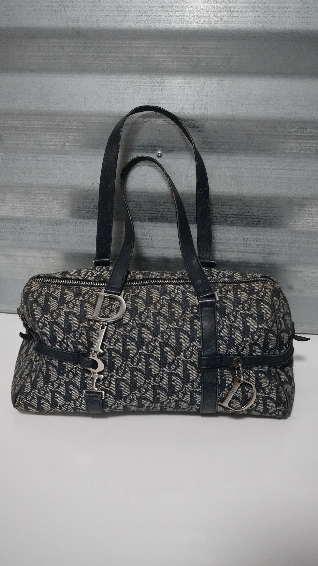 CHRISTIAN DIOR | Diorissimo Logo Charm Boston Bag