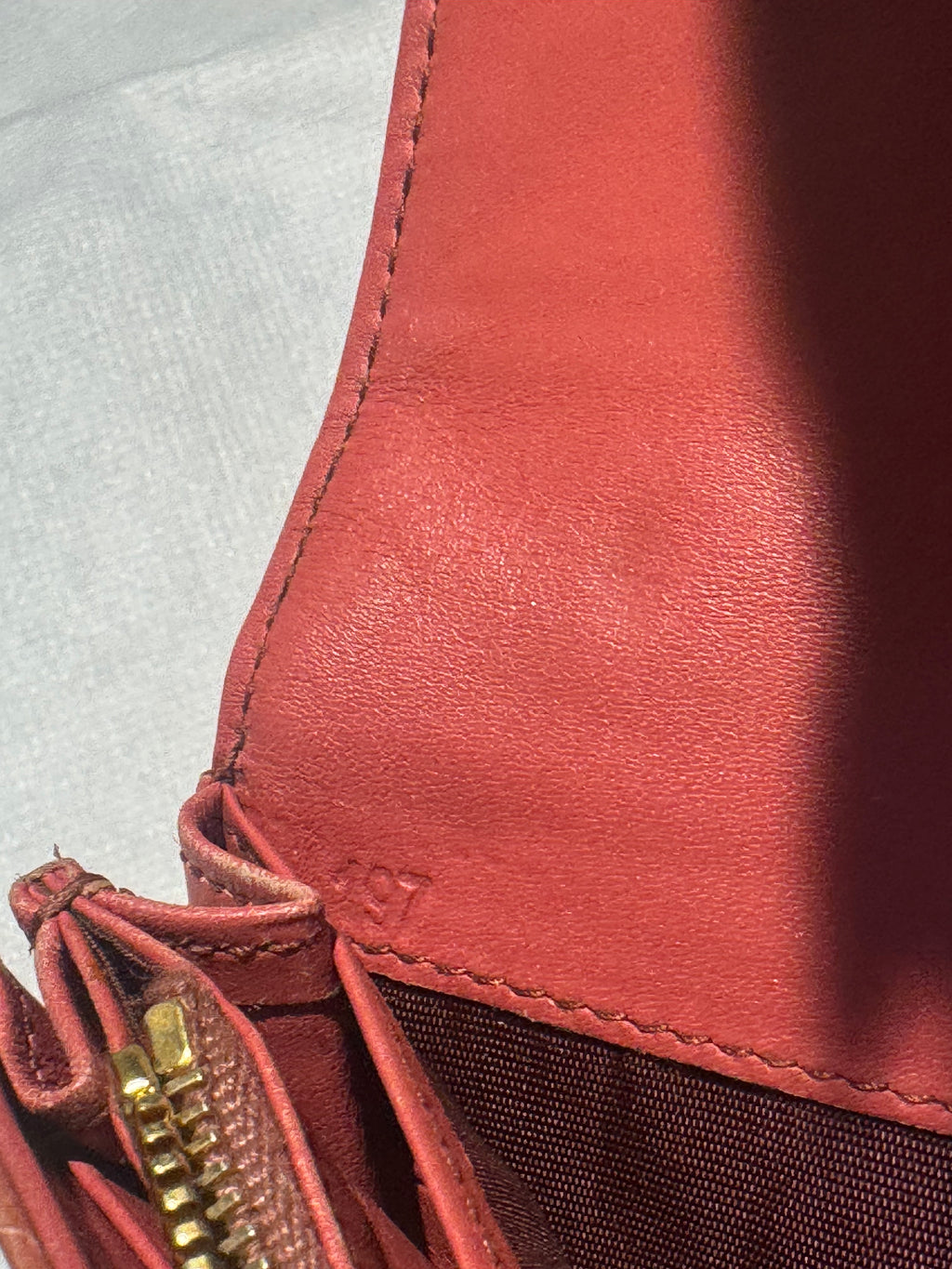 MIU MIU | Crocodile-embossed Leather Long Wallet