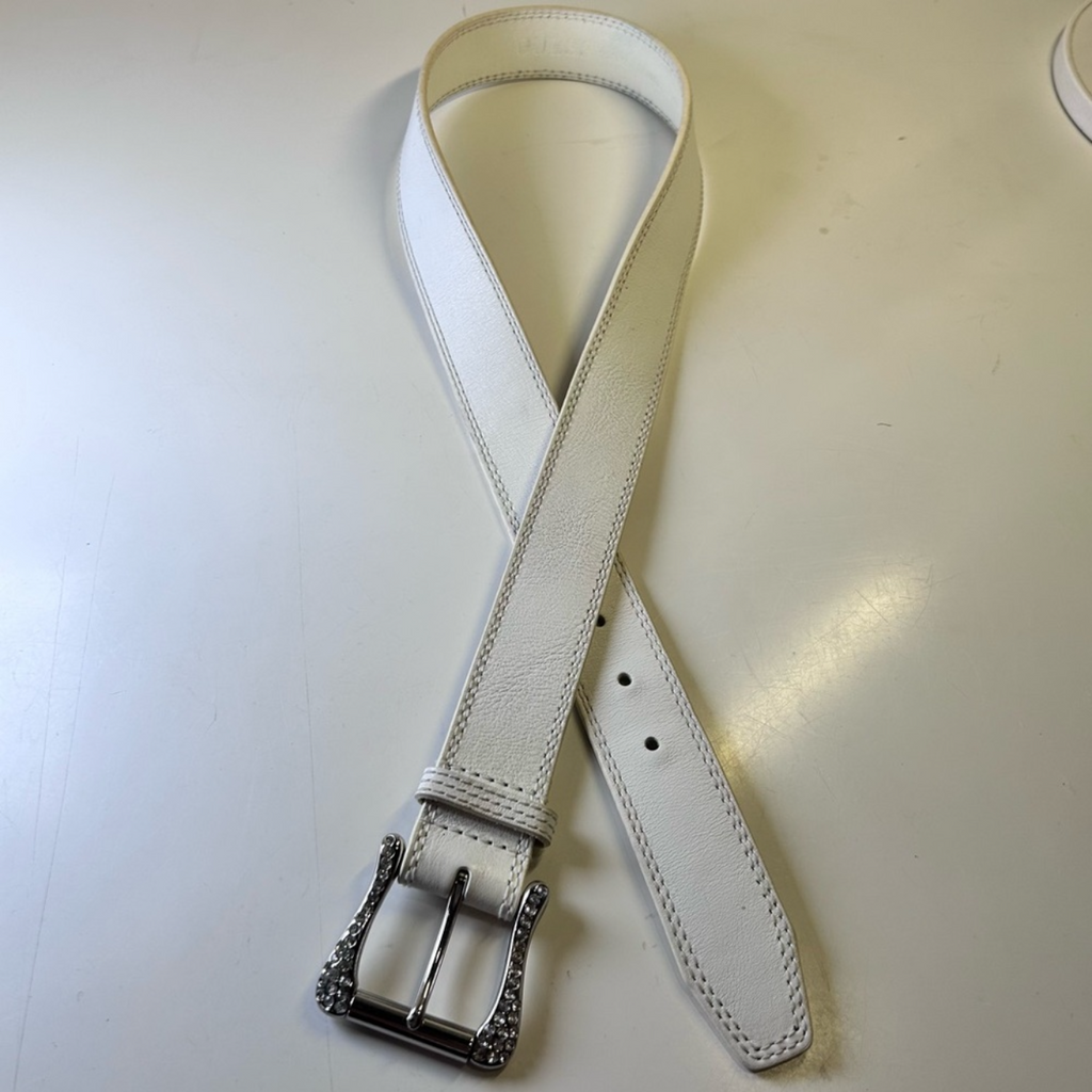 GUESS | Leather Rhinestone Belt
