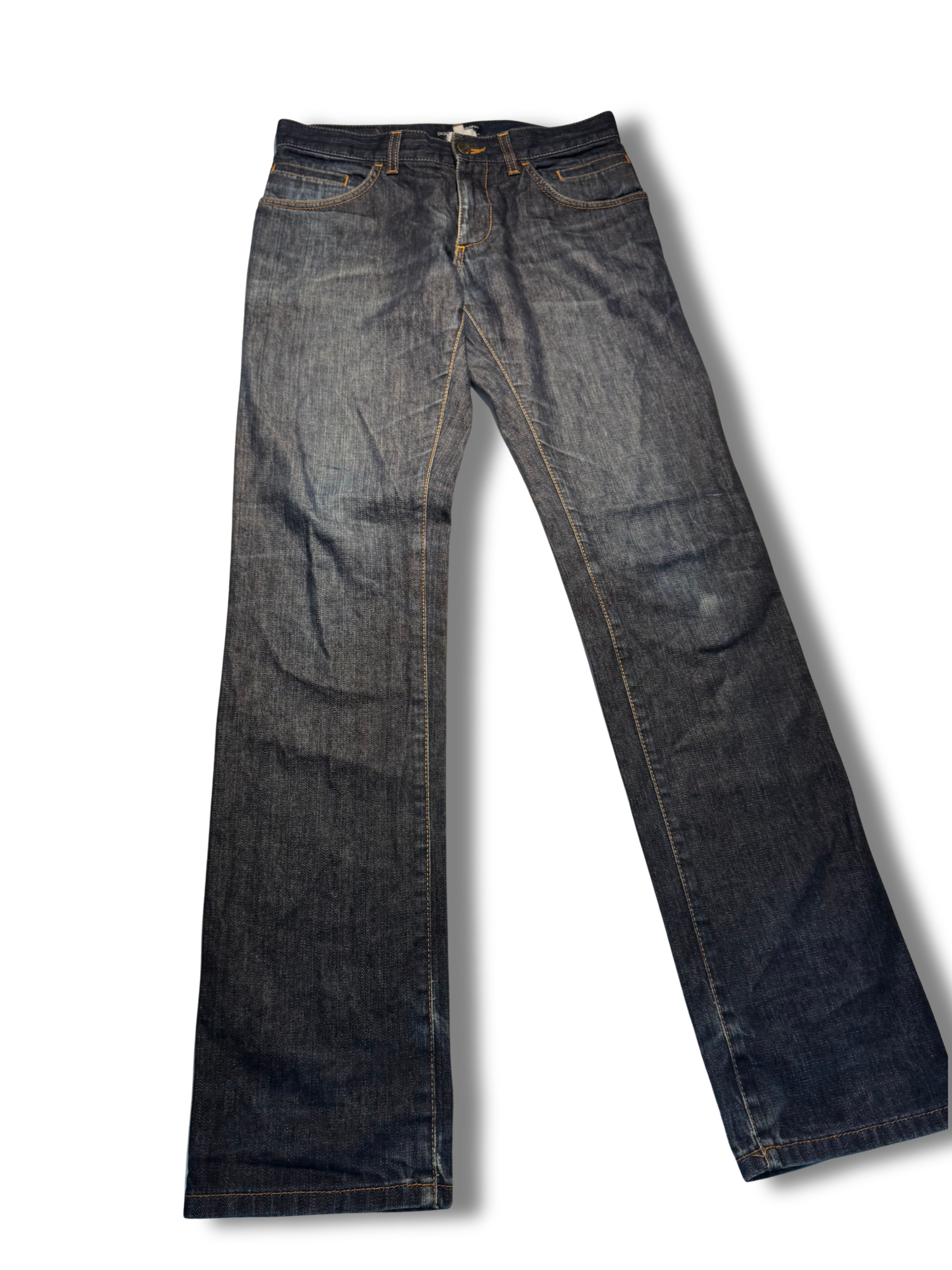 DOLCE & GABBANA | Low-rise Denim Straight Silhouette Jean