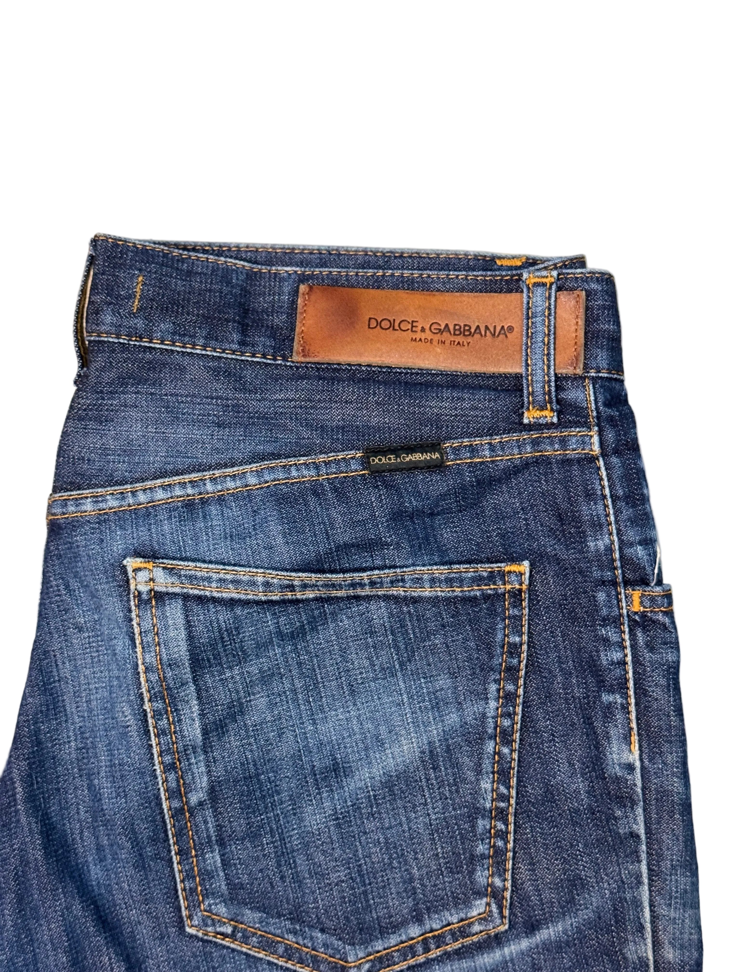 DOLCE & GABBANA | Low-rise Denim Straight Silhouette Jean