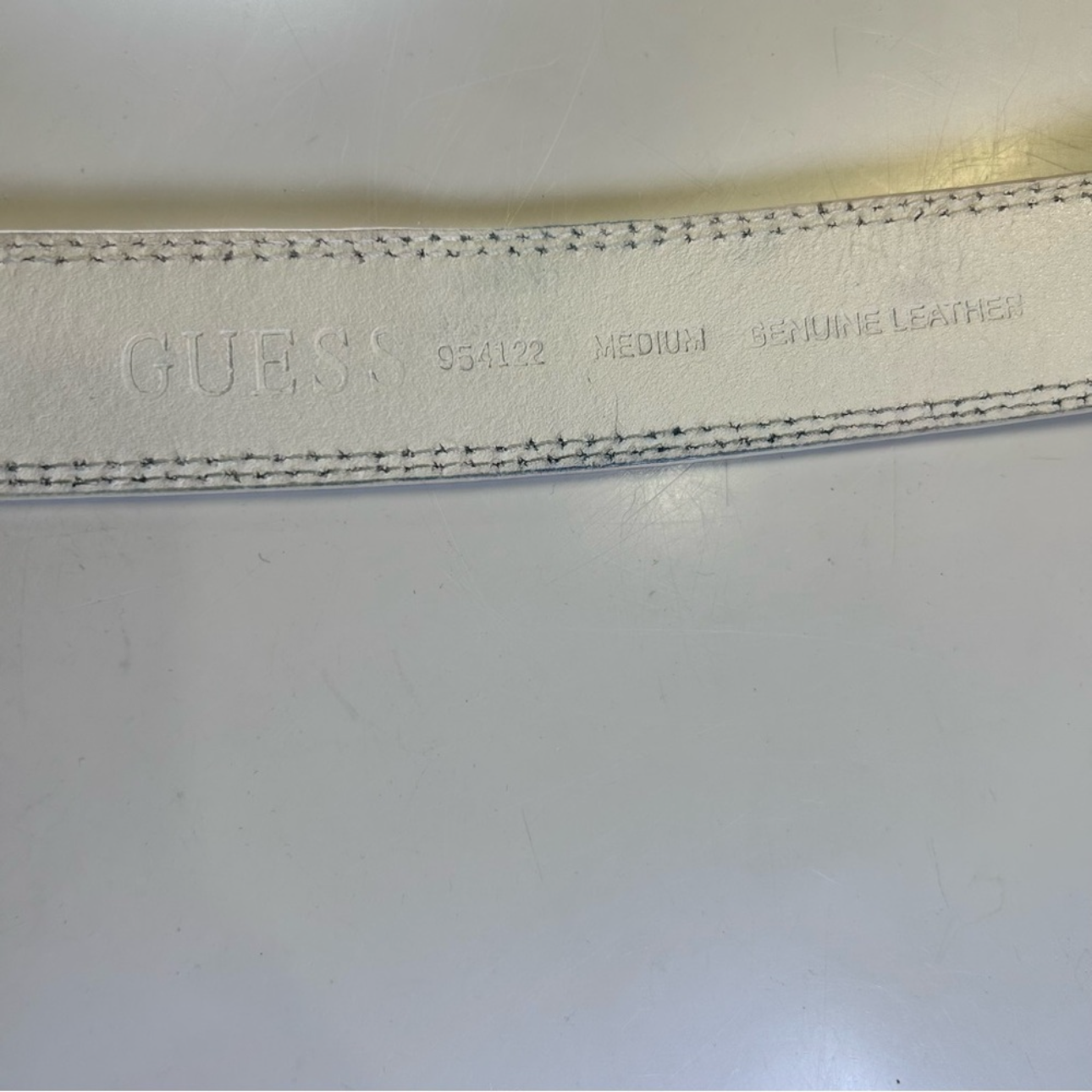 GUESS | Leather Rhinestone Belt