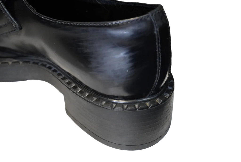 PRADA | Black Leather Loafers