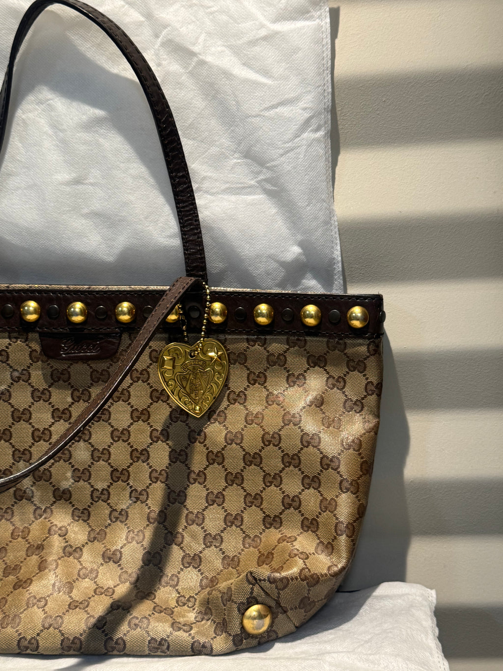 GUCCI |  Medium GG Crystal Babouska Tote