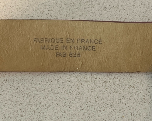 CHRISTIAN DIOR | Monogram Silver Buckle Trotter Belt