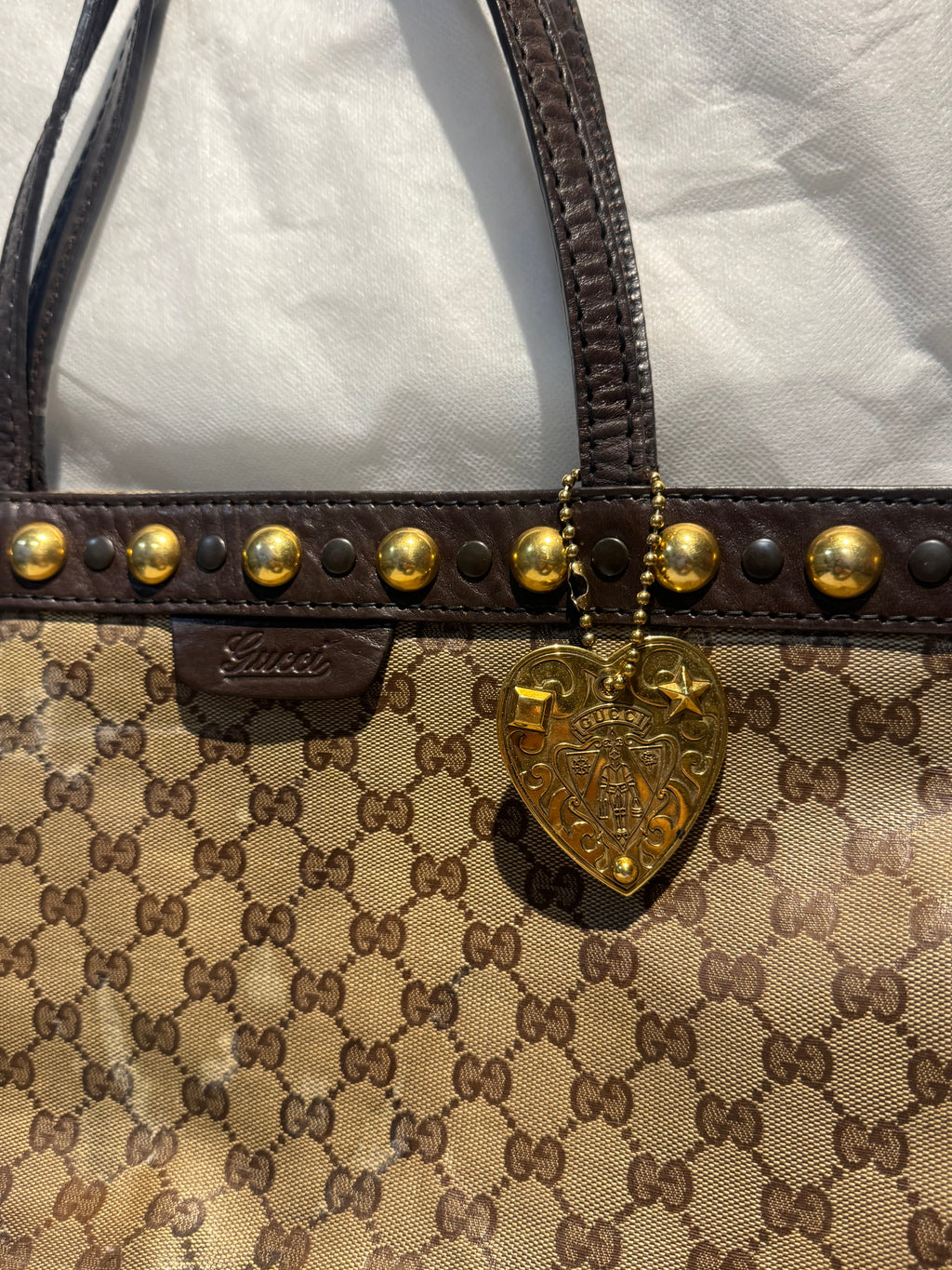 GUCCI |  Medium GG Crystal Babouska Tote