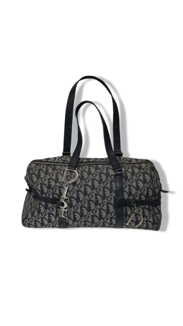 CHRISTIAN DIOR | Diorissimo Logo Charm Boston Bag