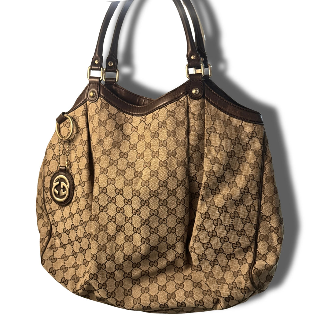 GUCCI | Large GG Canvas Sukey Tote