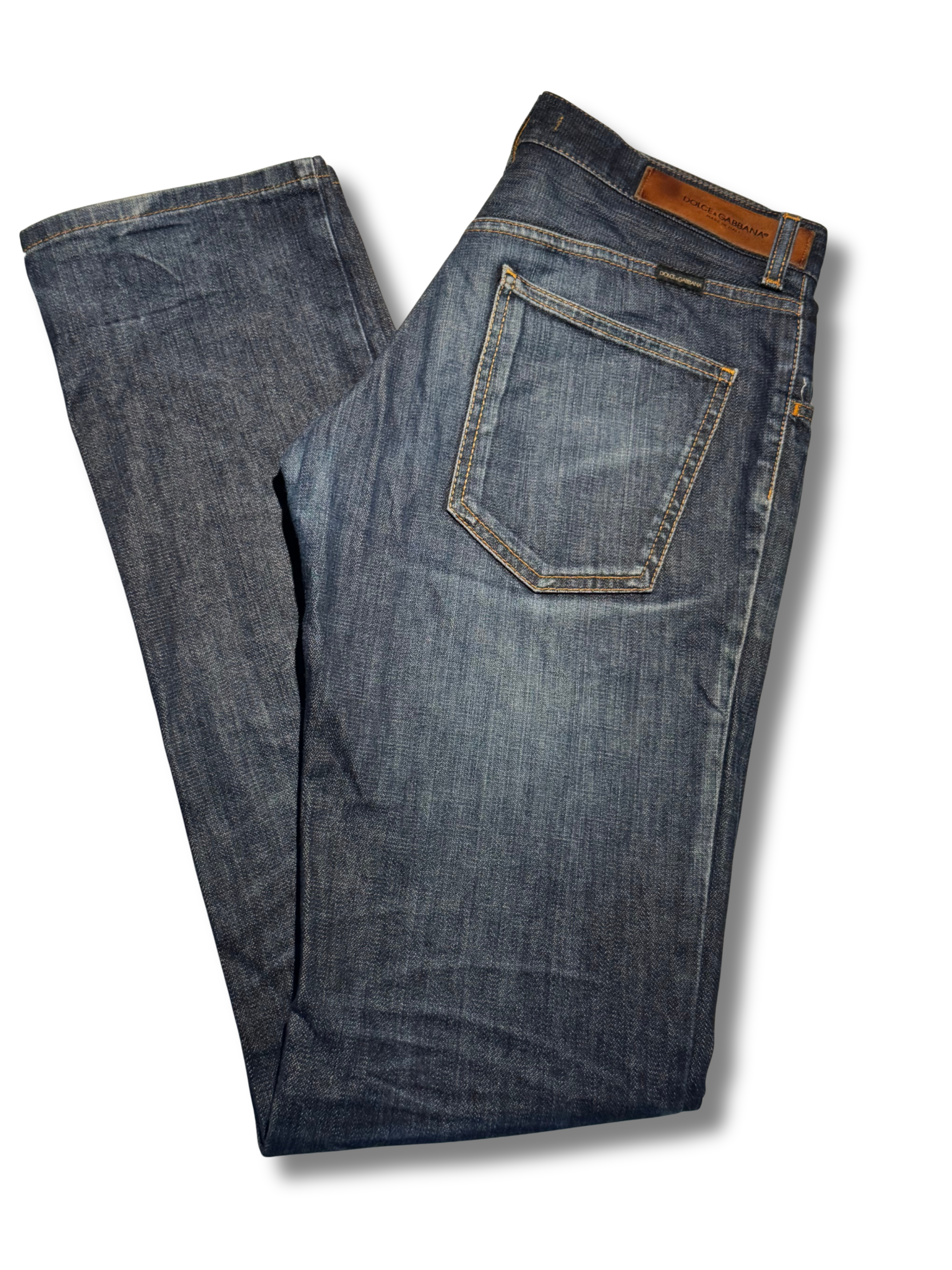 DOLCE & GABBANA | Low-rise Denim Straight Silhouette Jean